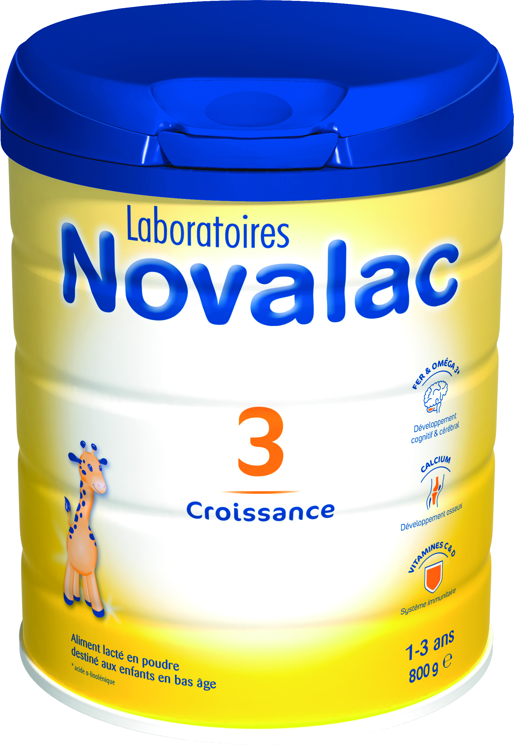 NOVALAC 3 - 3ème âge - Croissance - 1 à 3 ans - 800G